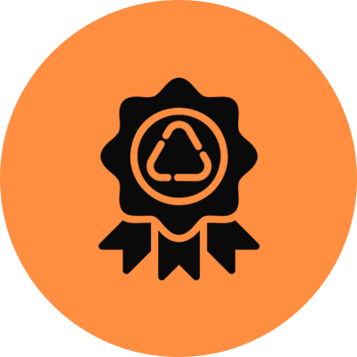 Eco-friendly award icon